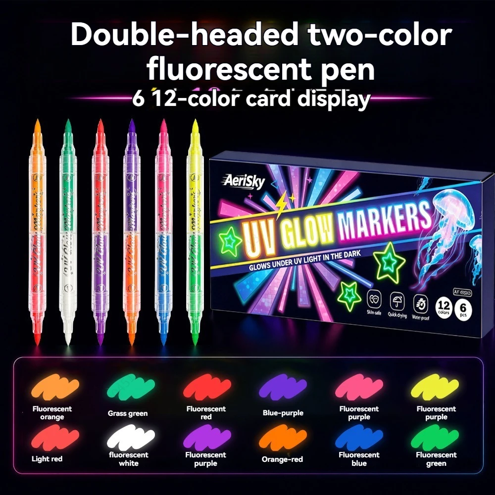 Copic Marker Sketch - Ensemble de marqueurs UV néon à