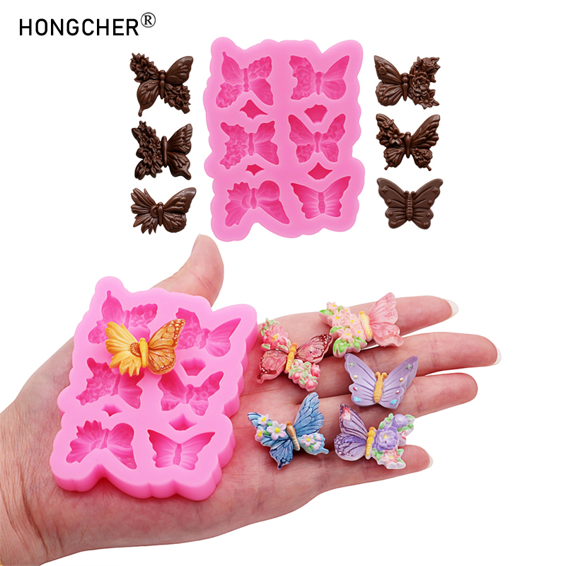 Resin Craft Ideas - Moules en silicone pour fleurs, papillons